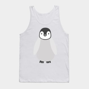 Penguin Chick (pink background) Tank Top